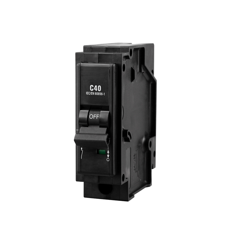 1Pole Black WCP Miniature Circuit Breaker-wosomelec